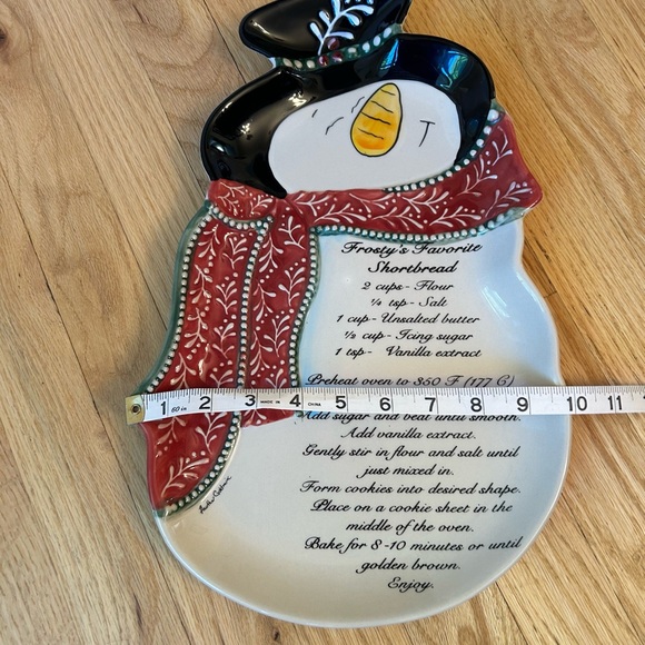 Snowman Plate With Shortbread Recipe - Picture 3 of 10